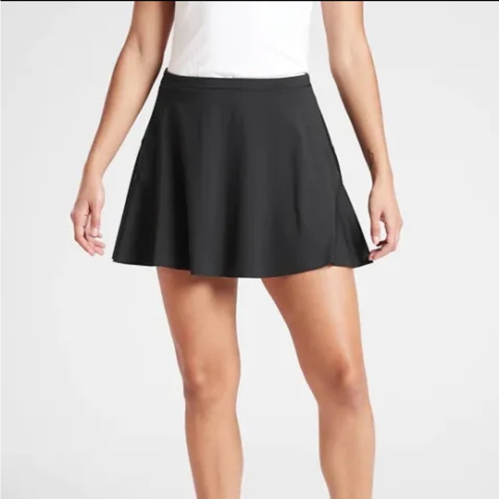 Athleta Black Match Point Skort 13.5” Size Medium - Picture 1 of 12